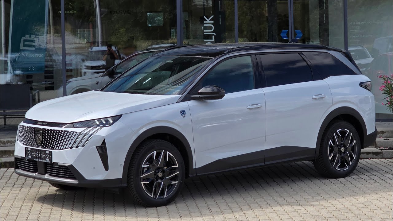 Peugeot 5008 GT Hybrid 145 1.2 48V e-DCS6 Okenite White
