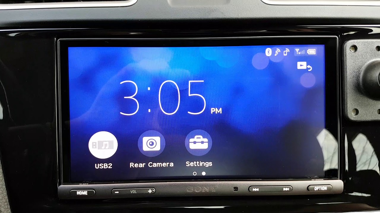 Sony XAV-AX5000 in a 2016 Subaru WRX