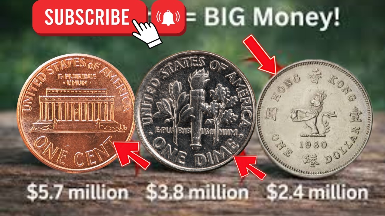 ALL MIX COINS HISTORY VALUE AND BIG WORTH OF MONEY!!