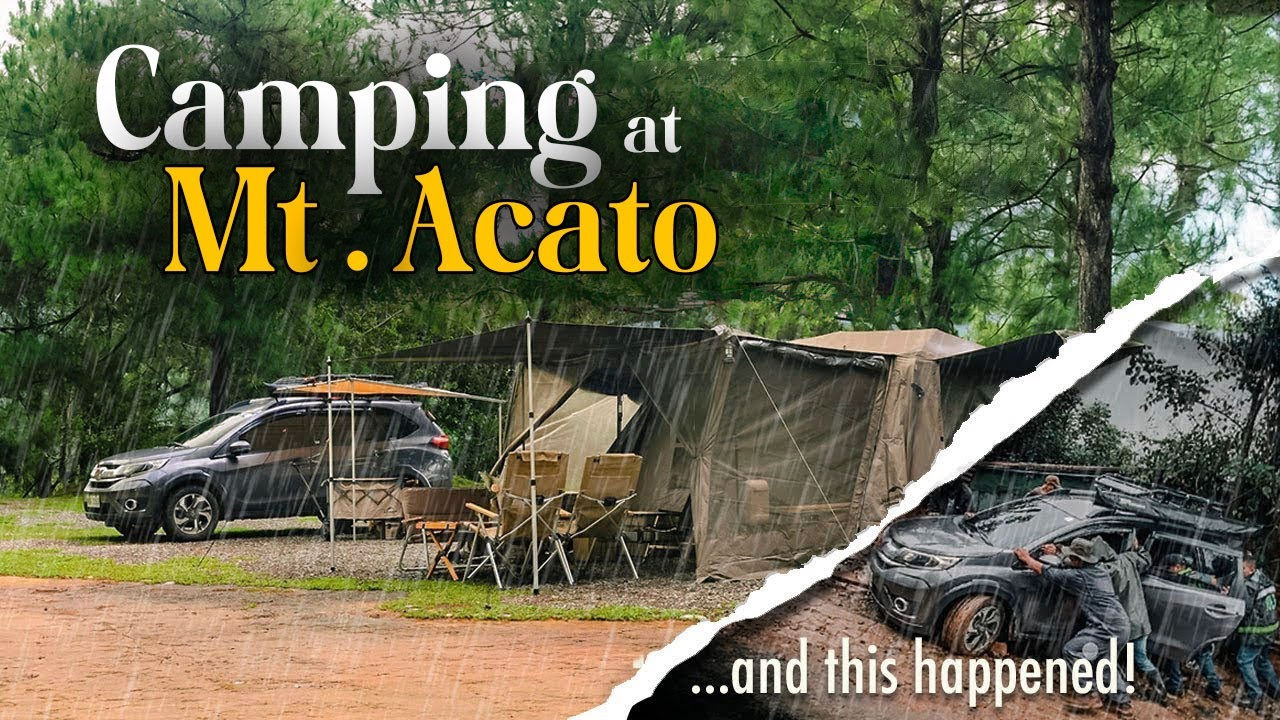 It Was the Perfect Rainy Camping Trip until THIS happened| Mt. Acato| Naturehike Village 13 Flagship