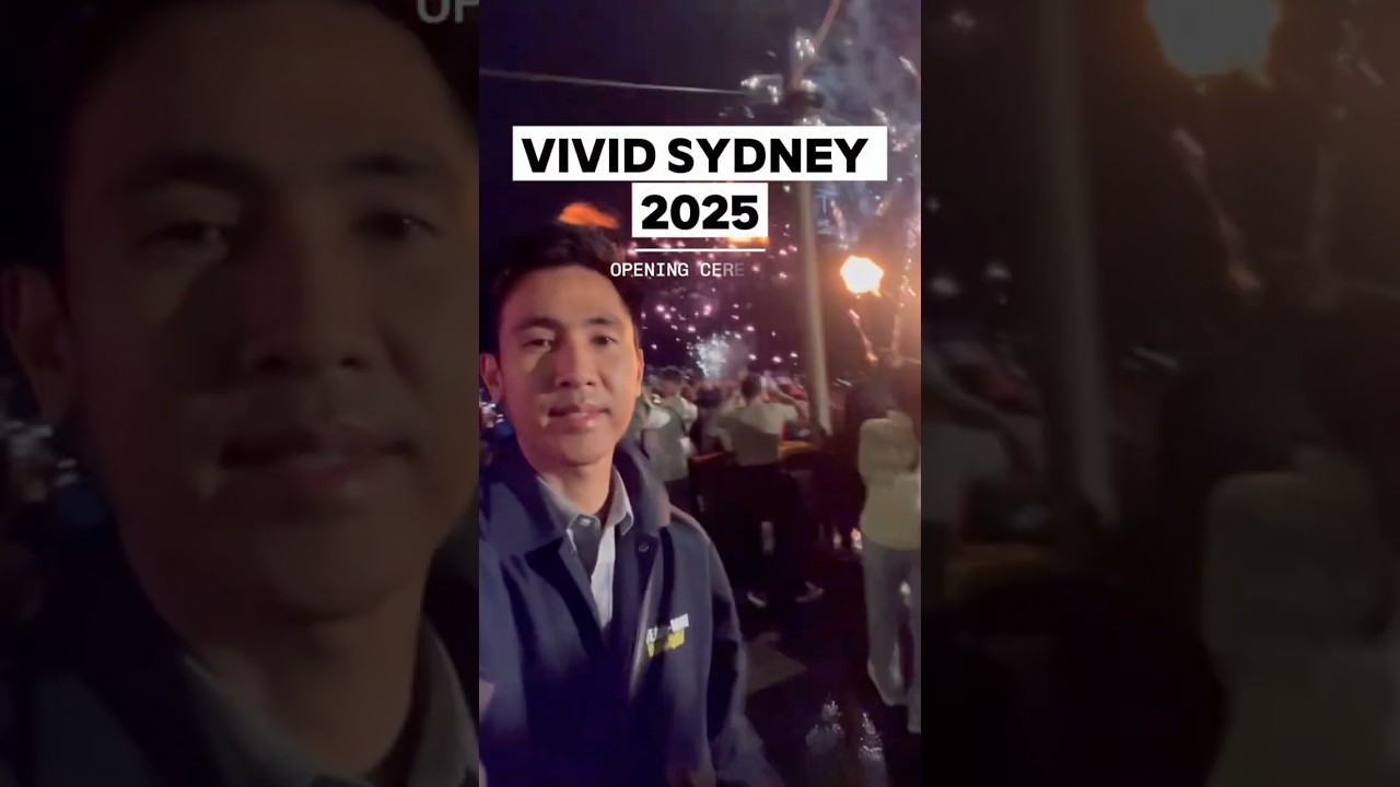 VIVID Sydney 2025 Opening Ceremony #Vivid #sydney  #travel  #2025 #australia #aussie #visitsydney