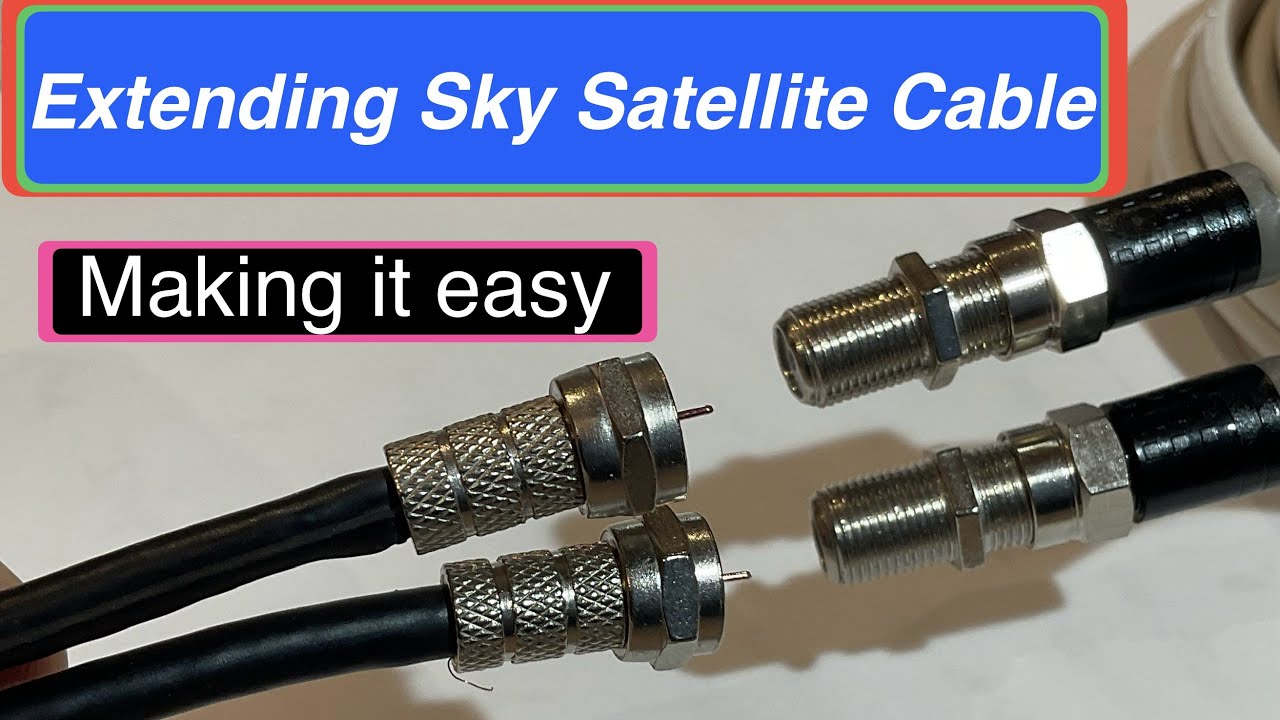 Sky Satellite Cable Extension. Twin cable. Sky Q. How to extend. Technology. Electronics.