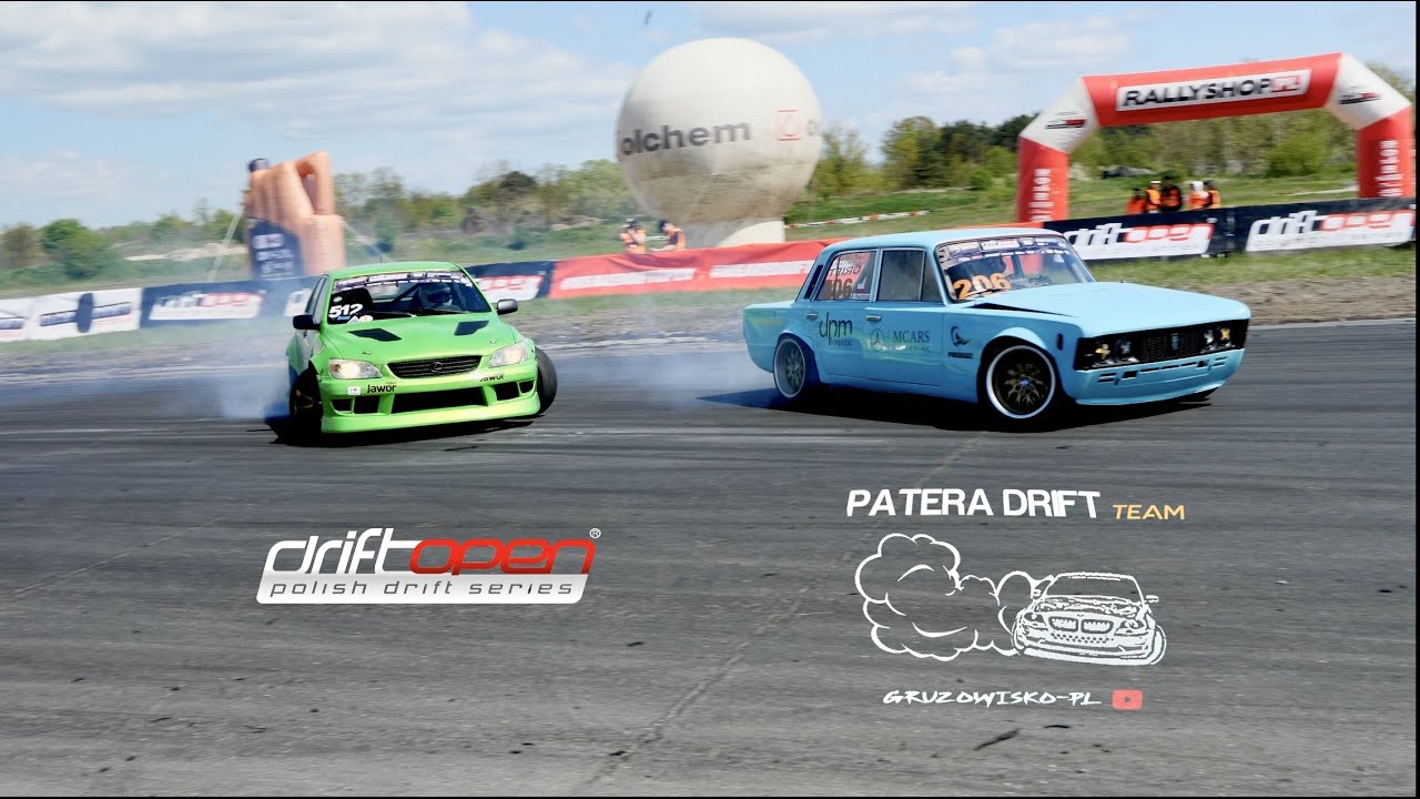 Drift Fiat 125p (BMW E36) 2.8 250KM M52b28 PA TERA Drift Open Motopark Toruń