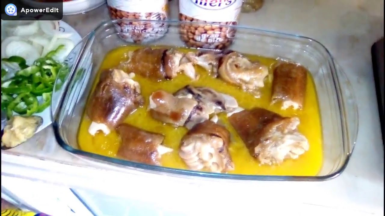 Mao de Vaca com Grao de Bico a moda Guine