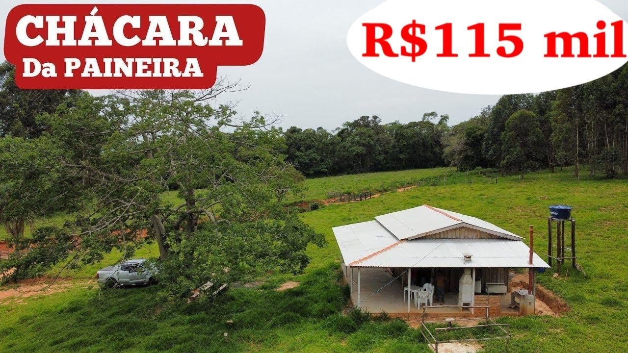 CHÁCARA DA PAINEIRA COM CASA NOVA E TERRENO PLANO OPORTUNIDADE R$115mil