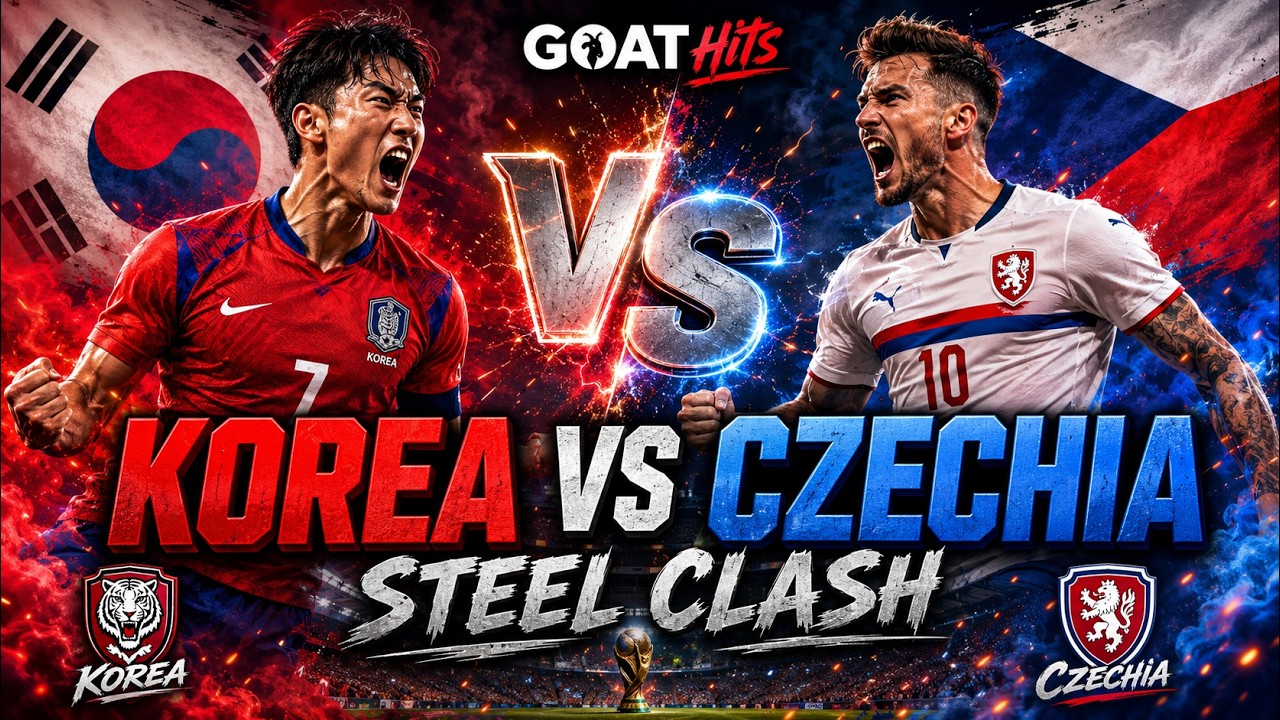 KOREA REPUBLIC vs CZECHIA | World Cup 2026 | GOAT Hits (Anthem)
