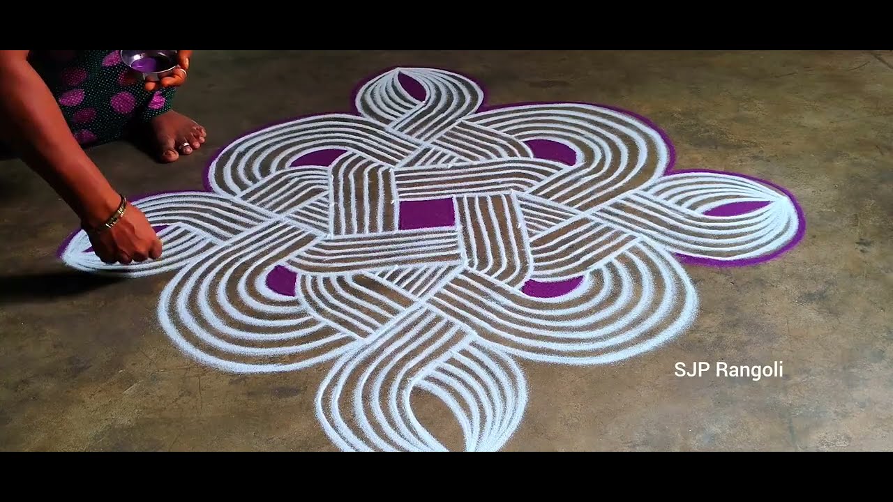 Margazhi madham kolam ☘️ festival padi kolam ☘️ easy muggulu