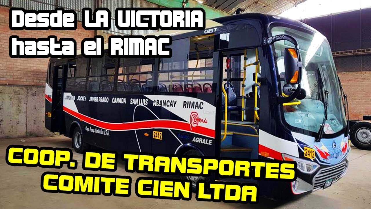 Recorrido DISTRITO de LA VICTORIA hasta el RIMAC | COMITE CIEN | AV AVIACION - AV ALCAZAR