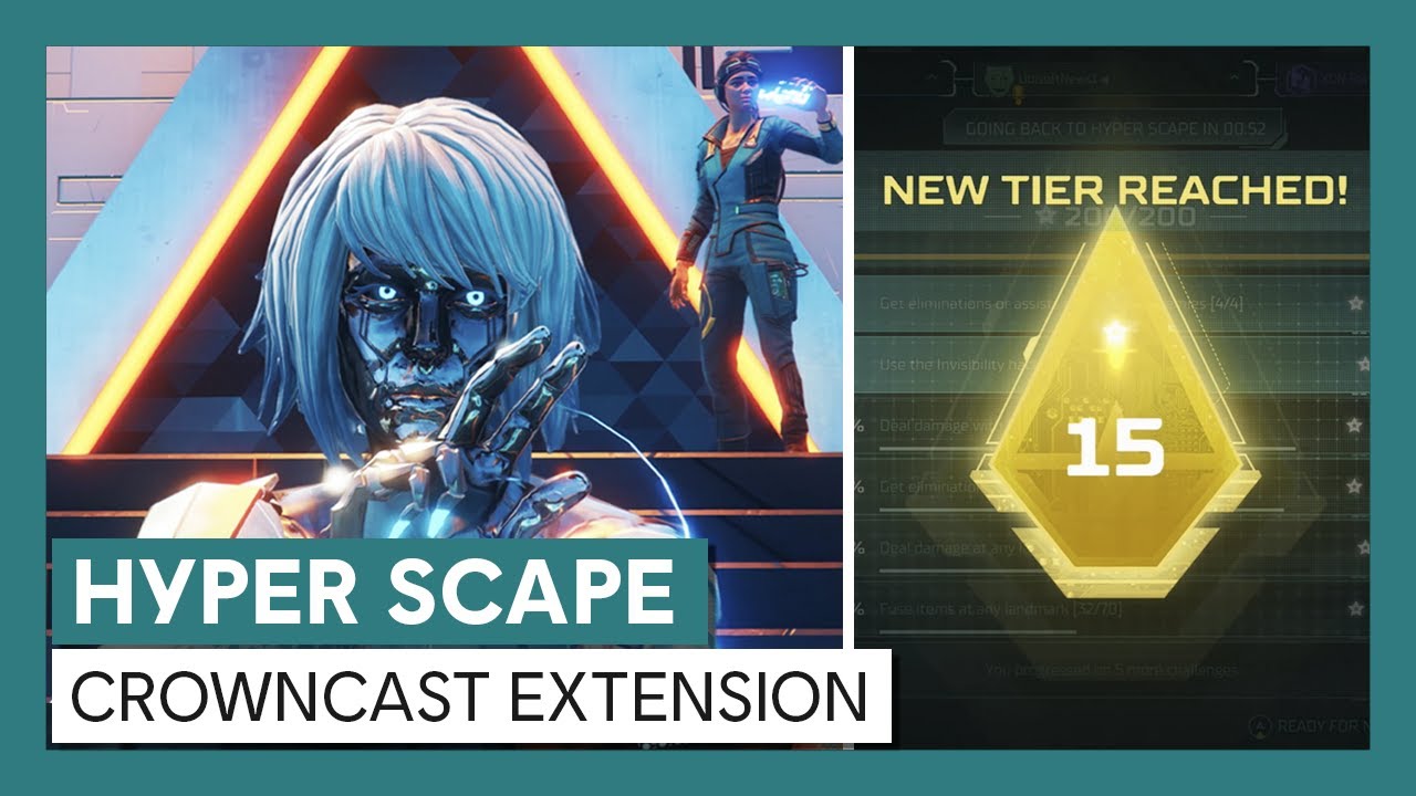 Hyper Scape: Rank up with the Crowncast Extension