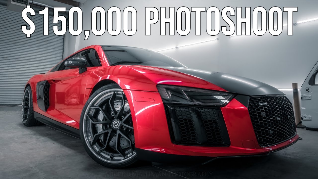 Photographing a 2017 Audi R8 V10! Sony a6300 Supercar Photography