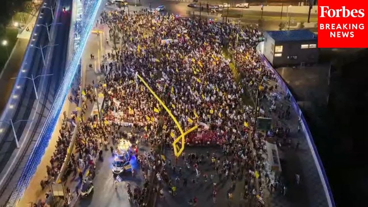 JUST IN: Hundreds Block Jerusalem Highway As Protests Explode Across Israel Demanding Gaza War End