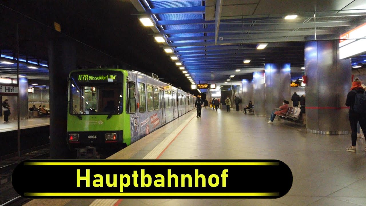 Stadtbahn Station Hauptbahnhof - Düsseldorf 🇩🇪 - Walkthrough 🚶