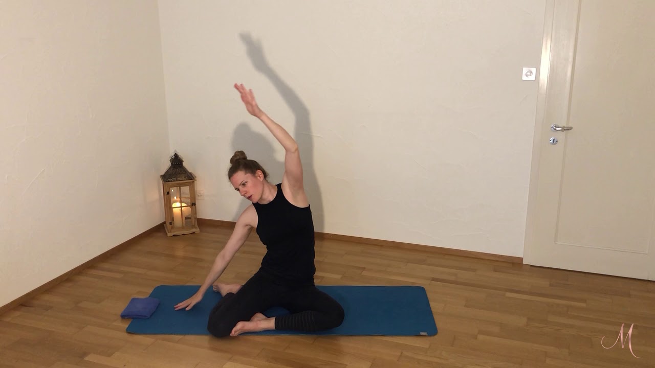 Pilates Flow Bedtime Routine 15min. - vor dem Schalfen - f&uuml;r alle - ohne Hilfsmittel