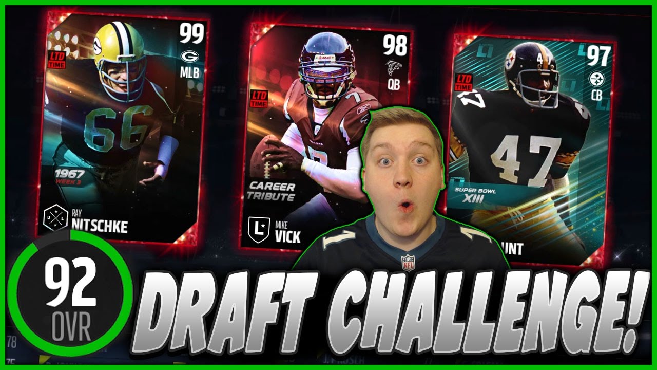 92 OVERALL DRAFT CHAMPS GLITCH!! | 90 OVERALL DRAFT CHAMPIONS CHALLENGE! | MADDEN 17 DRAFT CHAMPS