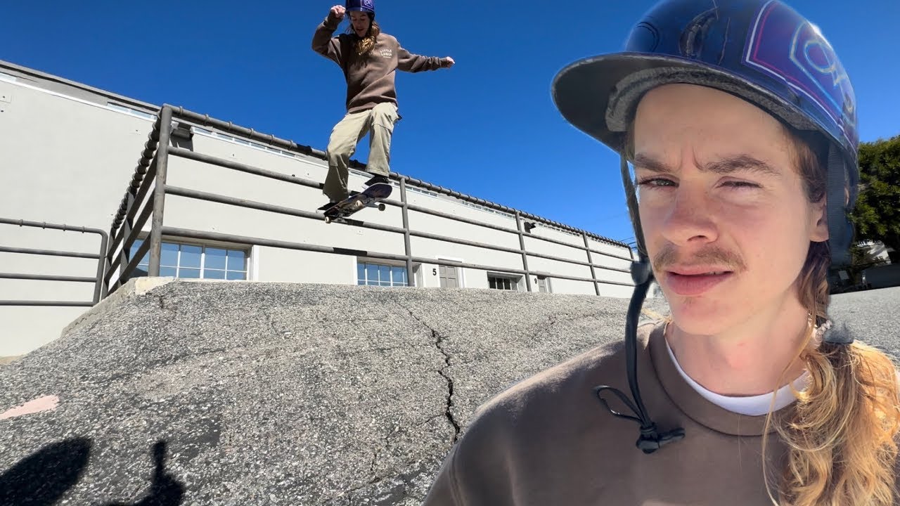 Энди Андерсон катается на коньках в Санта-Монике без купюр @NkaVidsSkateboarding
