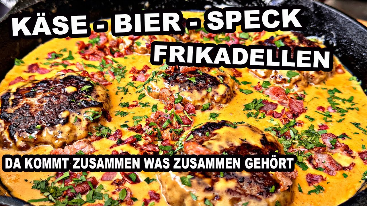 Käse - Bier - Speck Frikadellen | The BBQ BEAR