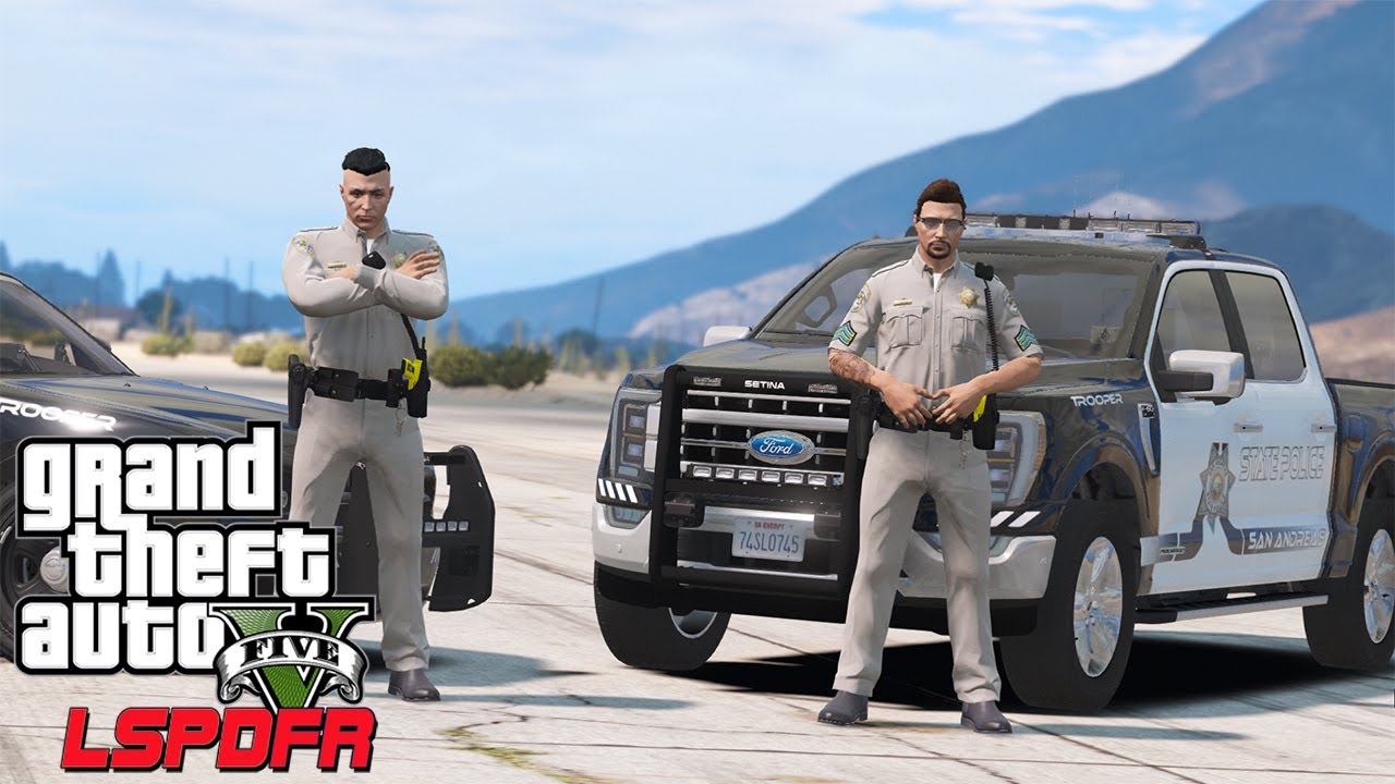 Shots Fired on State Trooper!! GTA 5 LSPDFR