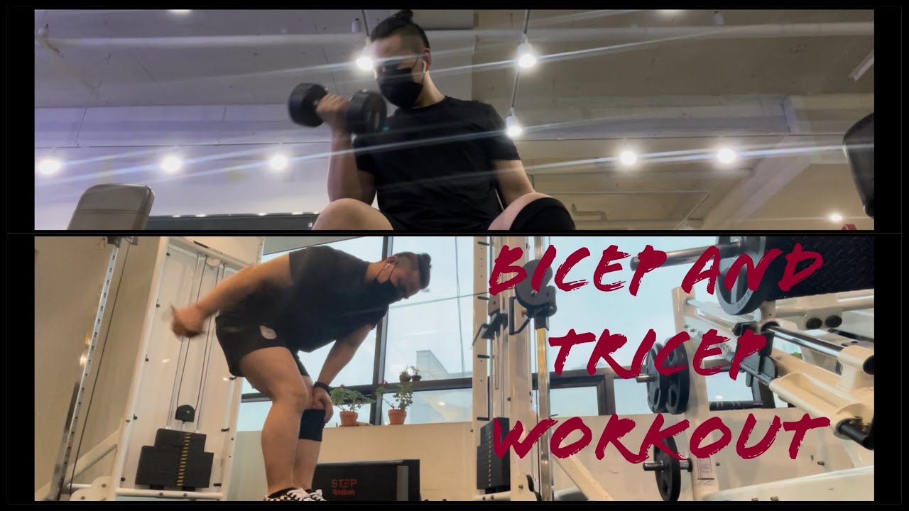 Bicep 💪 and triceps workout in South Korea 🇰🇷 #nepal 🇳🇵#ZYANGU