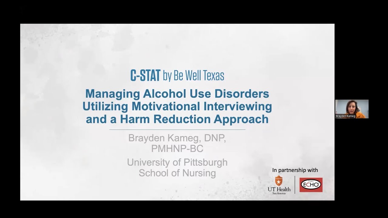 TxRx ECHO | Nov. 21 | Managing AUDs Utilizing Motivational Interviewing