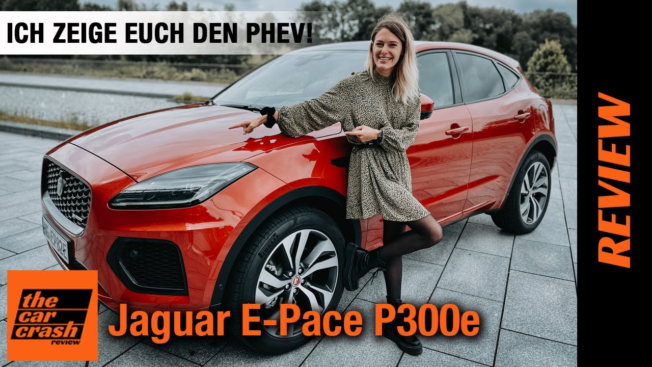 Jaguar E-Pace P300e (2021) Jessi zeigt euch den Plug-in Hybrid! 🐆 Review | Test | Laden | Reichweite