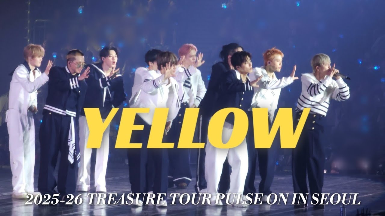 [4K] 251011 YELLOW - TREASURE TOUR PULSE ON IN SEOUL🇰🇷