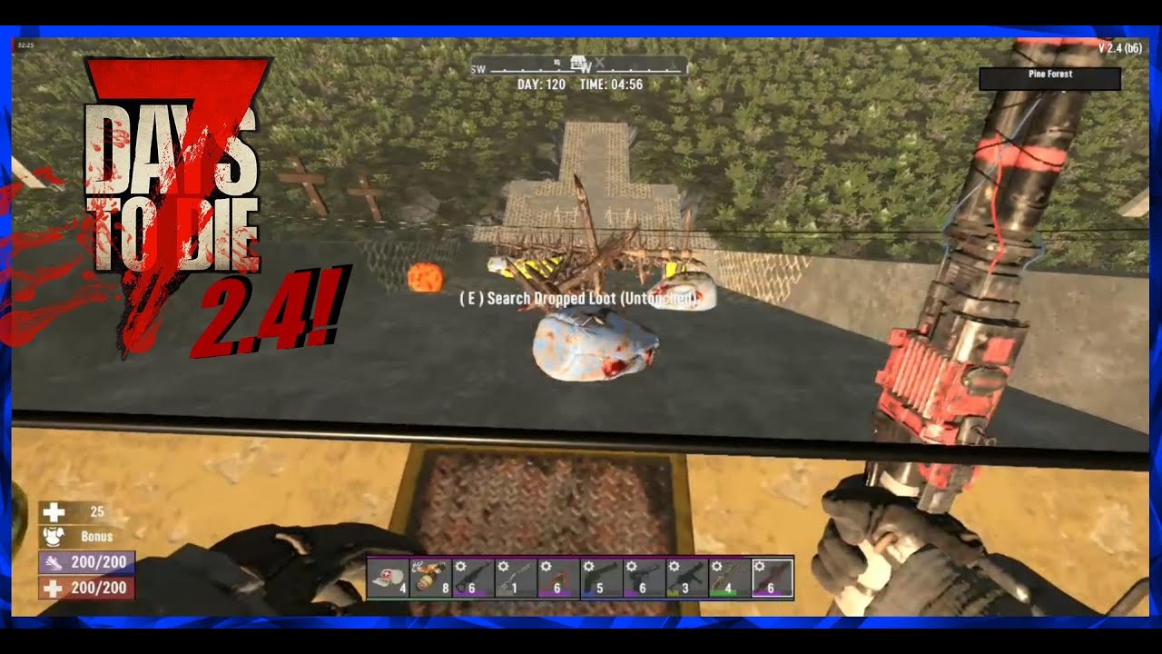 Безупречная победа!! 7 Days To Die 2.4 День 119, Ночь Орды 17.