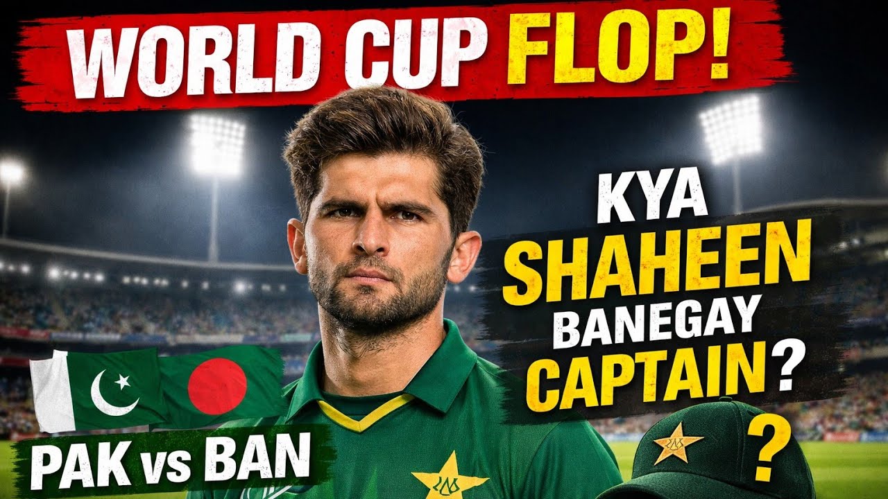World Cup Performance! Shaheen Shah Afridi Pakistan Ke Captain? | Pakistan vs Bangladesh