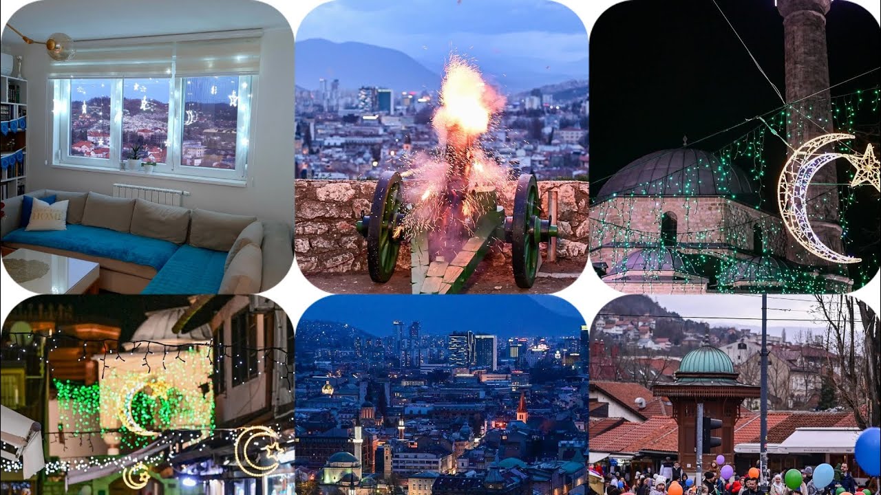 فرحة و احتفال مسلمي البوسنة و الهرسك بدخول شهر رمضان المبارك 🇧🇦🌙💞