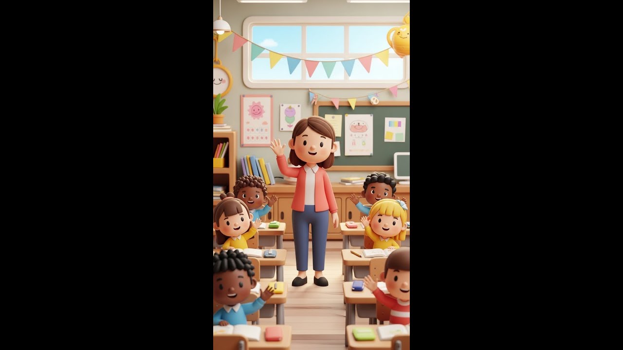 👉 Hello Children 👋 | Fun Learning Song with Teacher | Kids Singing Video
