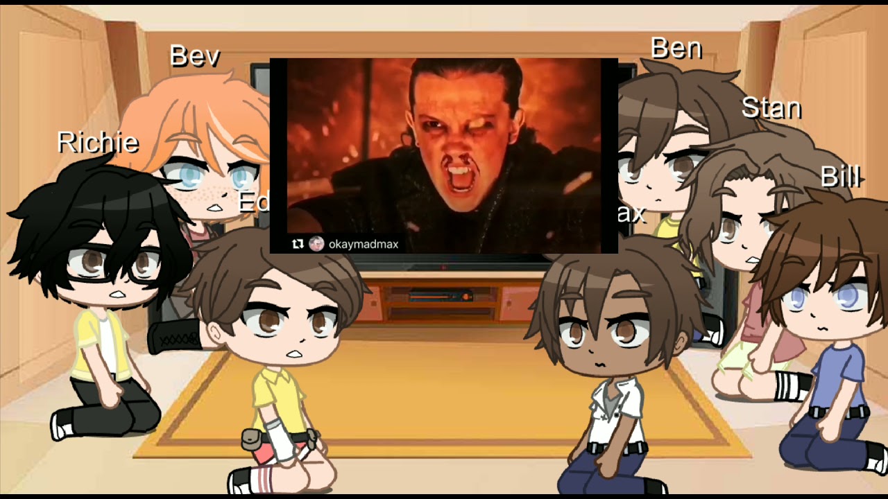 The Loser club react to Eleven From (stranger things) My AU