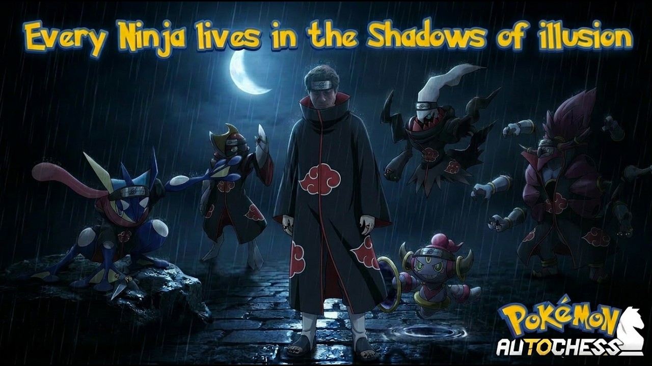 Pokemon Auto Chess! Every Ninja lives in the Shadows of illusion.