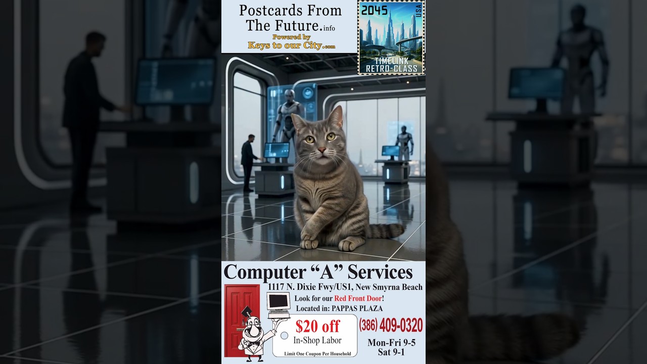 Postcard from the Future (2045) – Miss Dixie’s Legacy Lives -  at Computer A Services