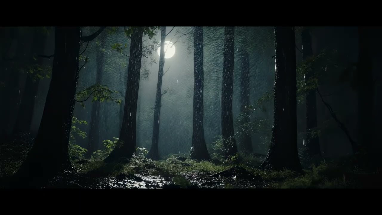 Rainforest Rain Sounds for Sleeping or Studying 🌧️ 10 Hours