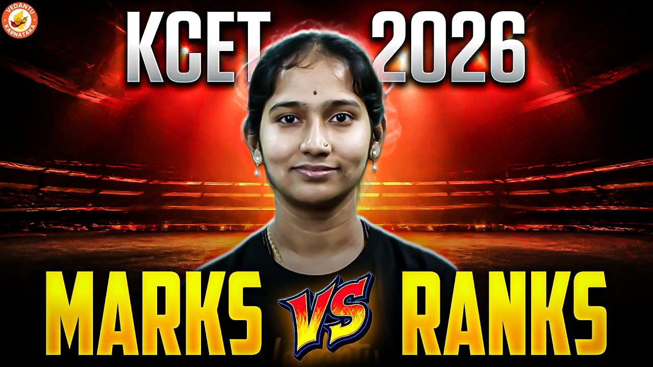 KCET 2026 Marks vs Ranks 🔥 | Expected Rank for Your Marks | KCET Rank Predictor 2026