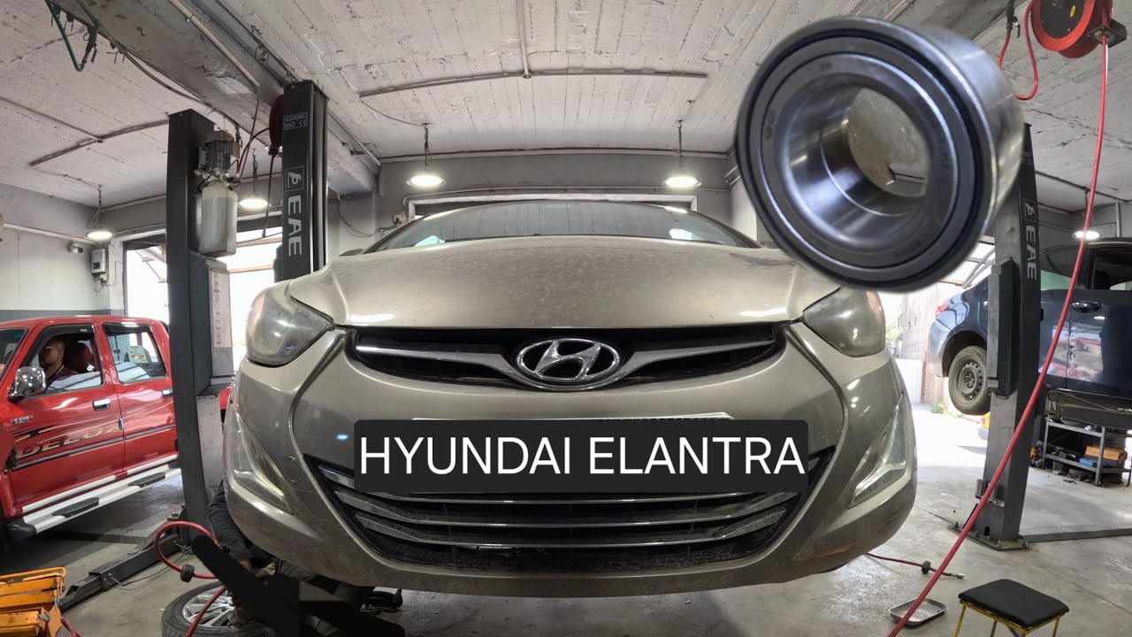 استبدال محمل (بولبرن) العجلة الأمامية ... هيونداي النترا 2007-2016 hyundai elantra (عزم البراغي)