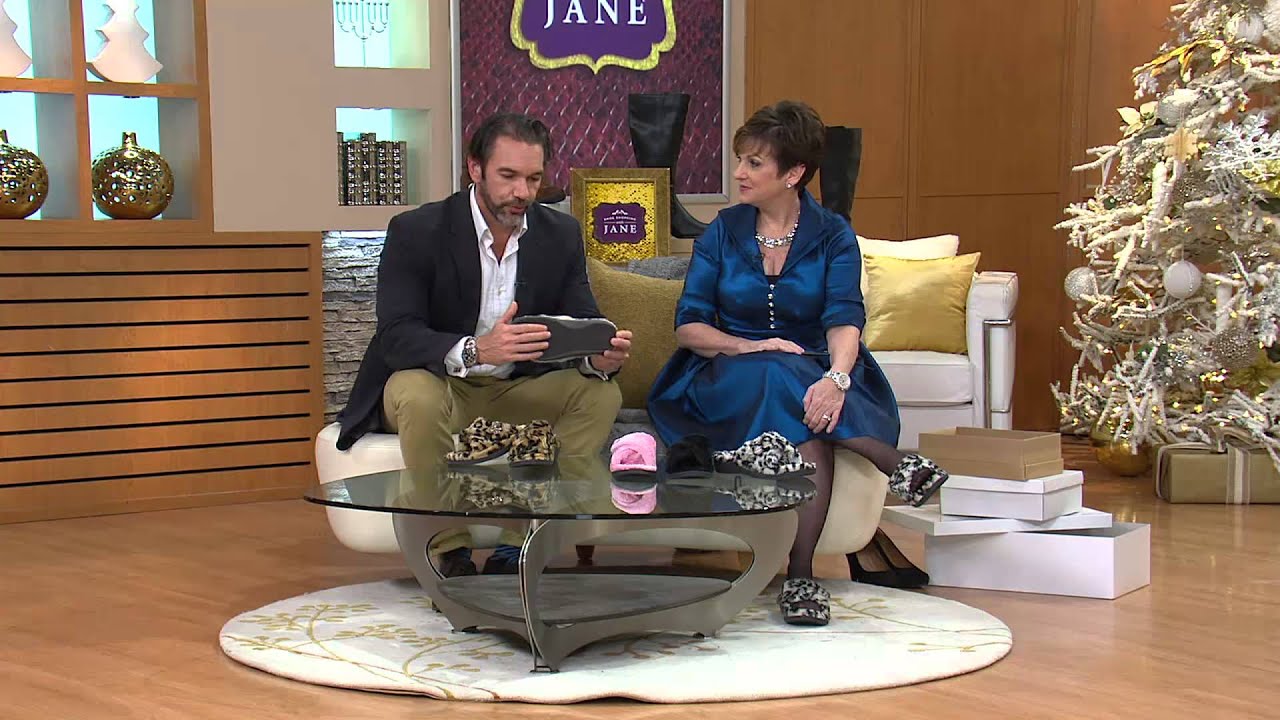 Vionic w/ Orthaheel Orthotic Fuzzy Slippers - Relax Luxe with Jane Treacy