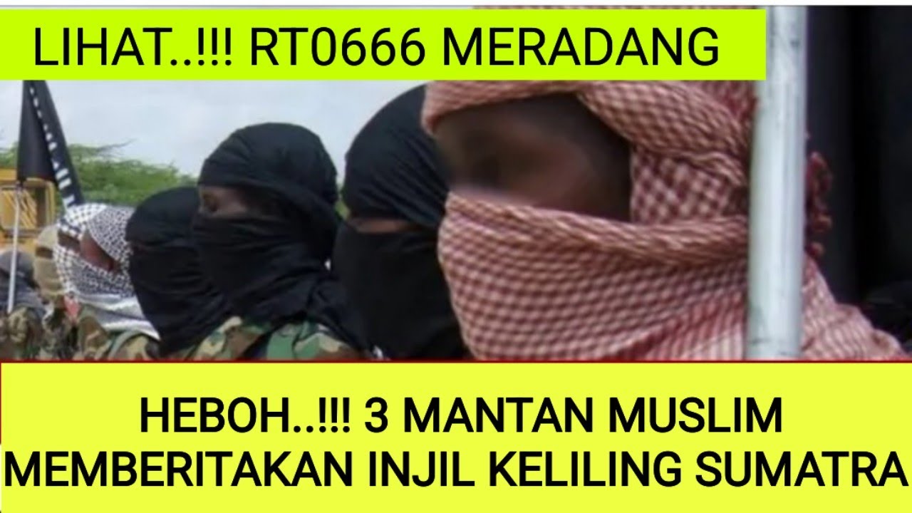 Heboh Habaget..!! 3 Murtaddin Terus Bergerak Memberitakan Injil