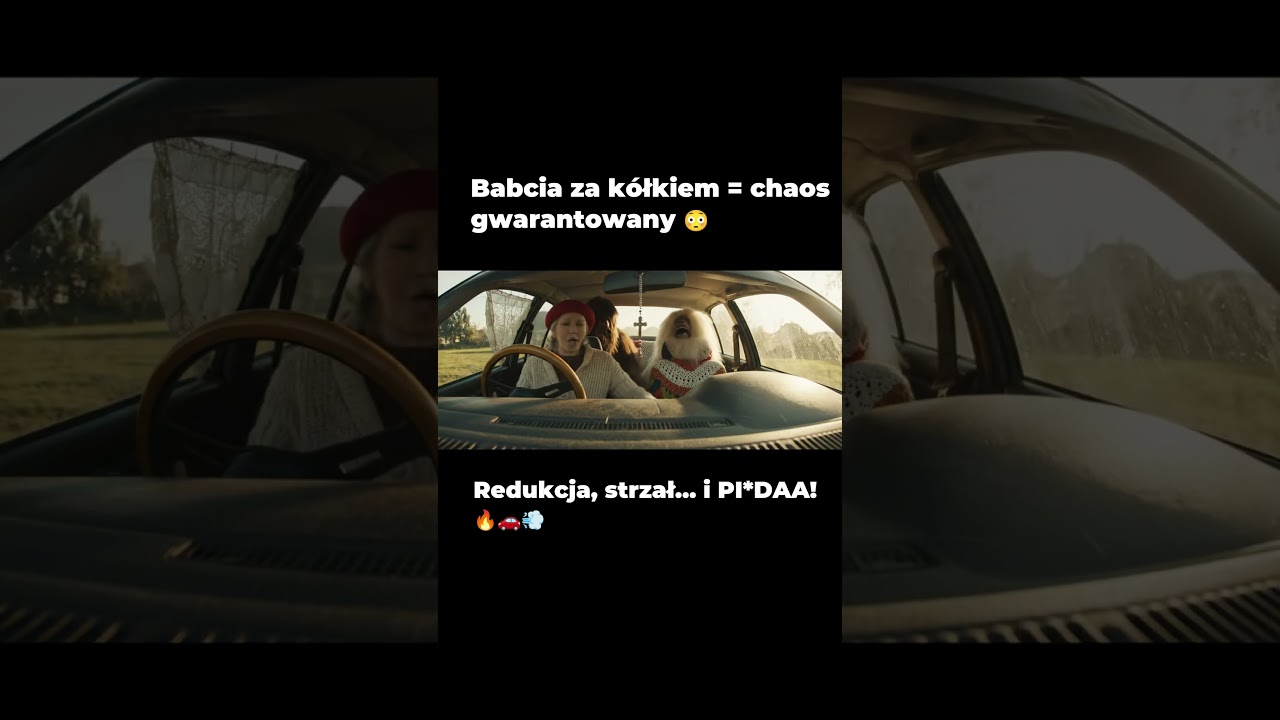 Babcia uczy bokiem lecieć 💨🇵🇱   