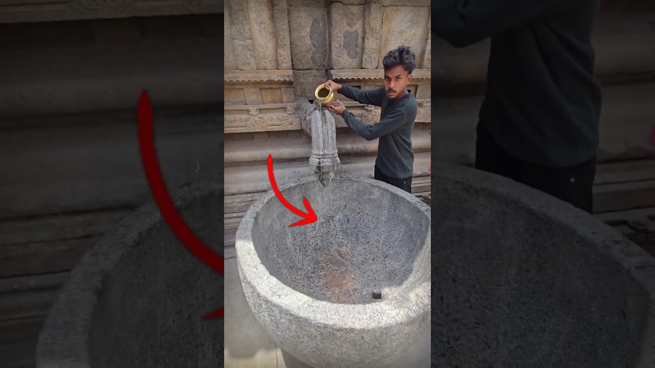OMG🤯😱 Ancient creations? #shorts #ancient #temple #lingam #water #mystery #hindu #india #technology