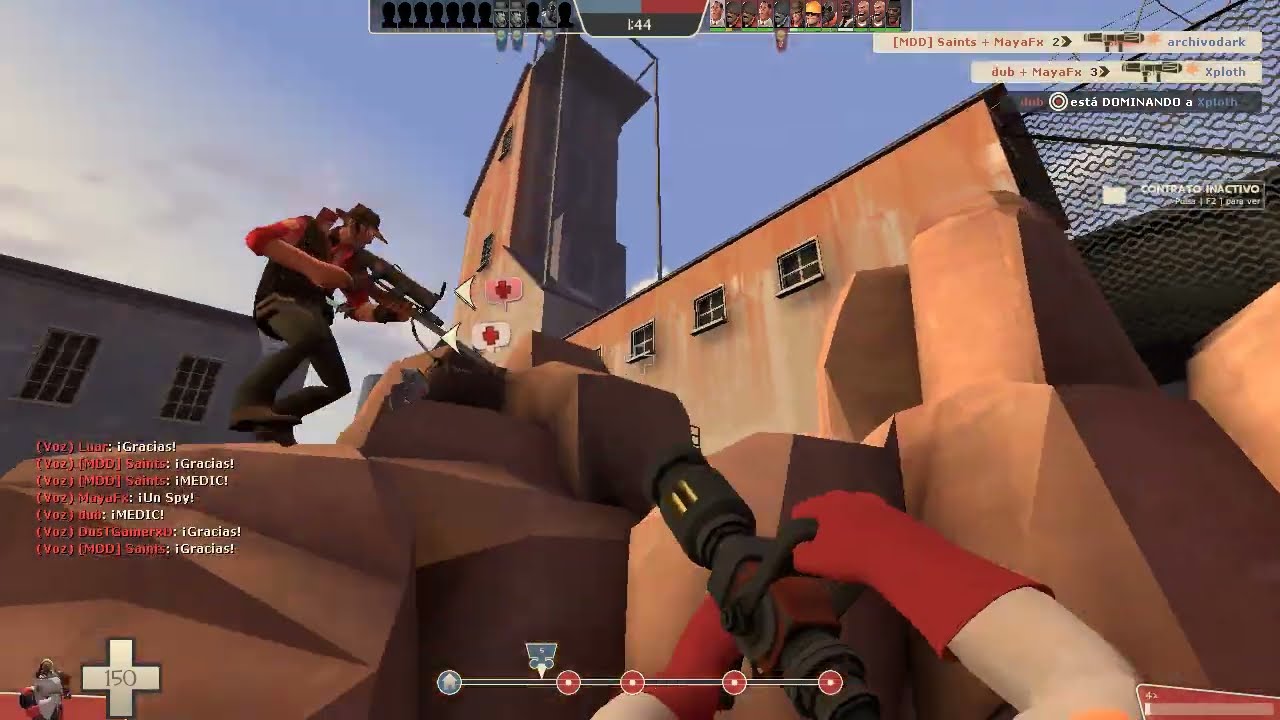 Oe pero recien llegue pe causa (TF2)
