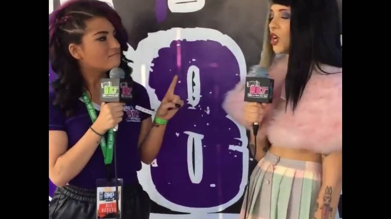 Melanie Martinez interview for  98.7 AMP RADIO at AMP Live 2016