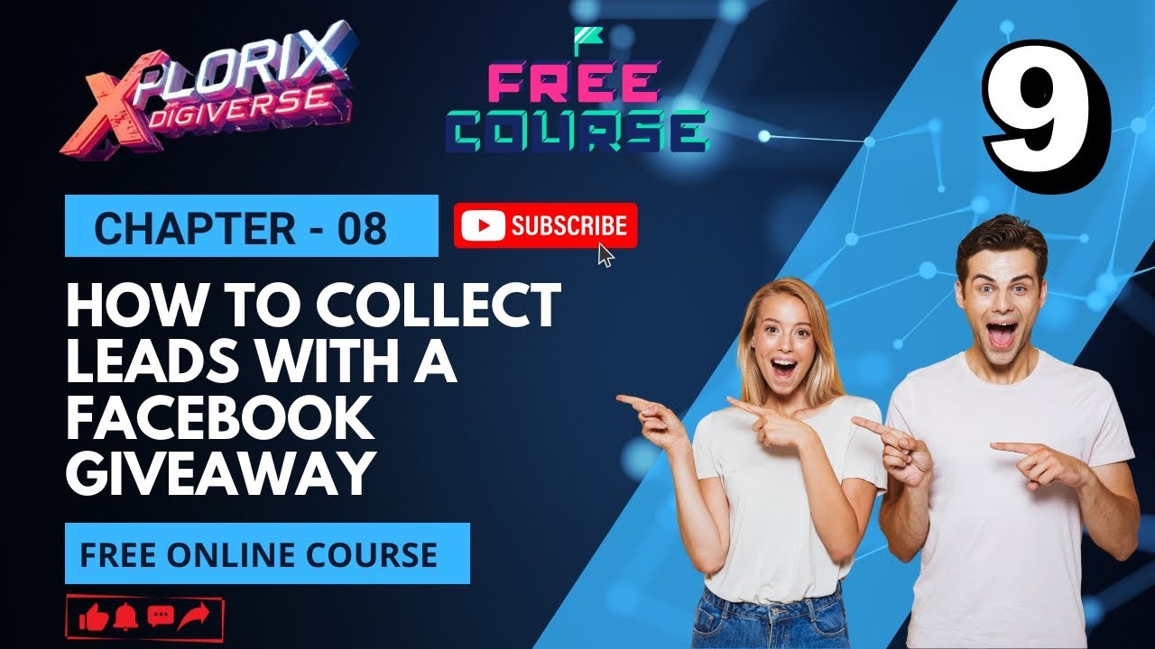 How to Collect Leads with a Facebook Giveaway [Chapter 8] #socialmediamarketing #facebook