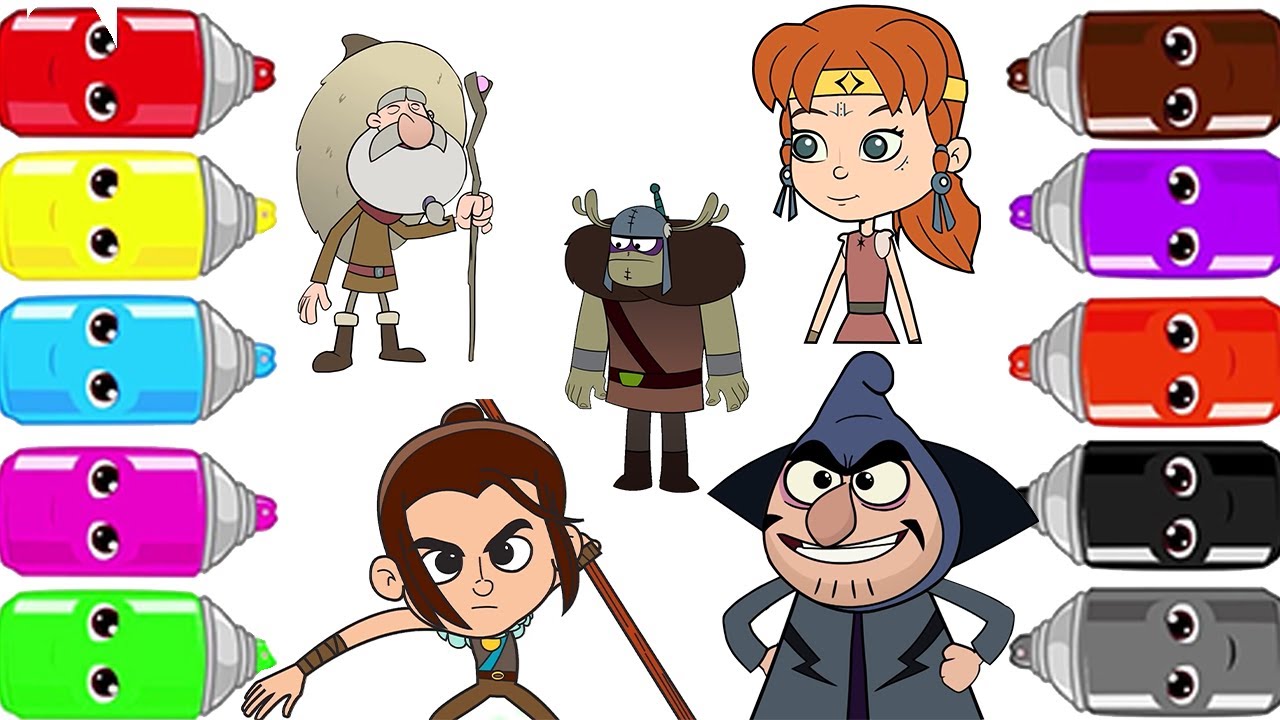 Trt Çocuk Sagun Ayaz Amca Gagamor Umay Bars Çizimi ve Boyaması