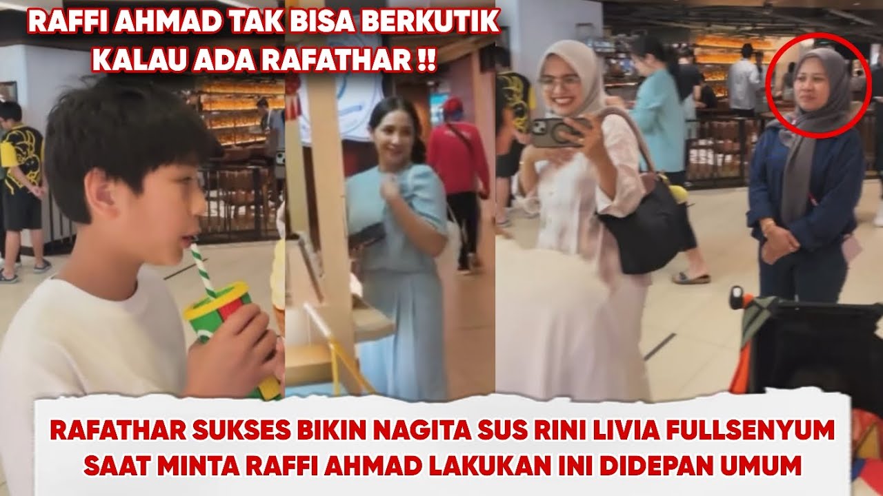LIBURAN KE SPORE, RAFATHAR KRITIK SIKAP RAFFI AHMAD KE NAGITA SLAVINA DIDEPAN LIVIA DAN SUS RINI.. 
