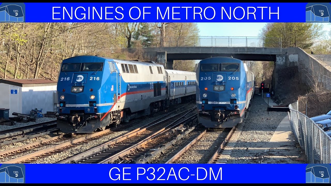 Engines of Metro North P32AC-DM