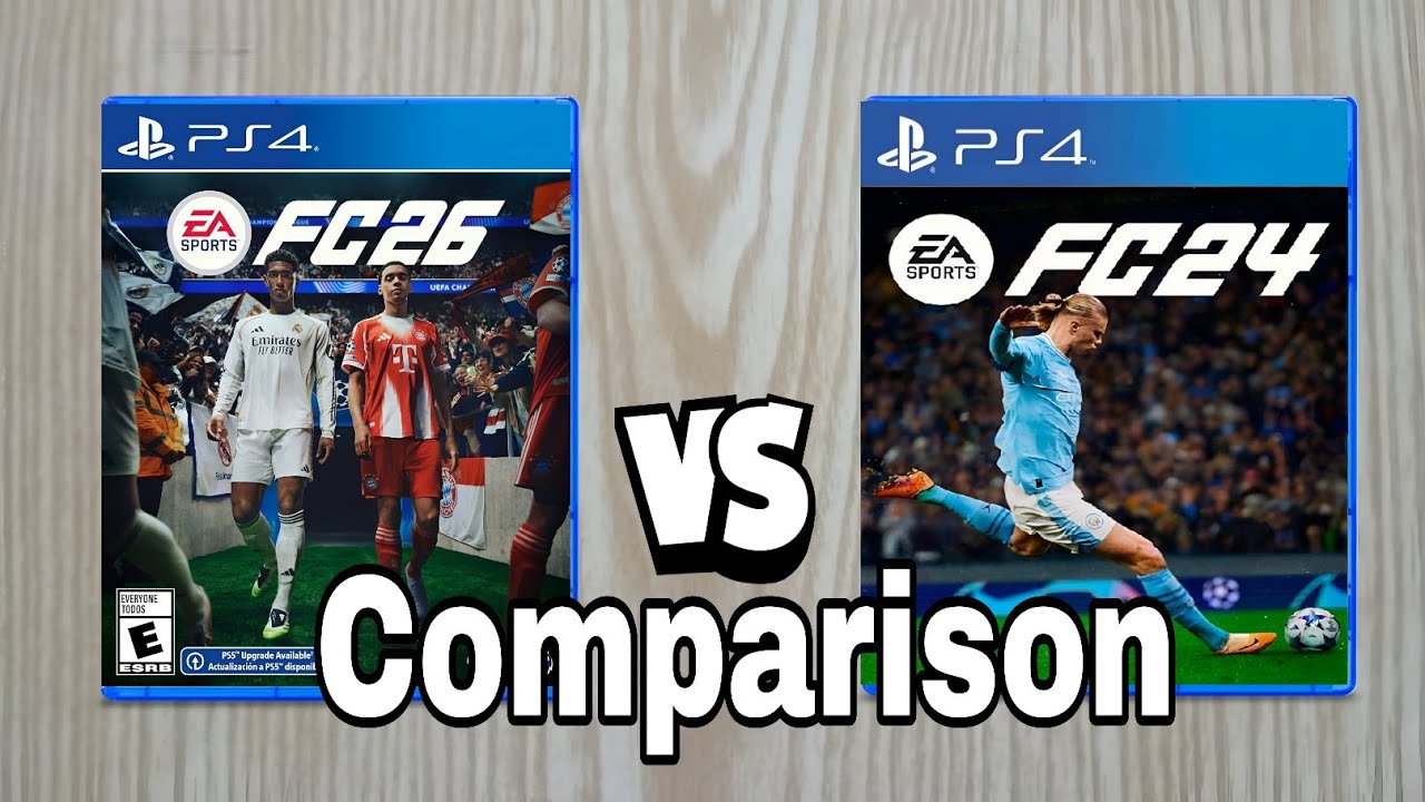 EA FC 26 против EA FC 24 PS4 / Сравнение