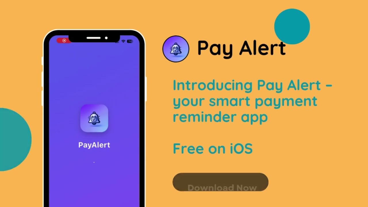 Pay Alert App &ndash; Your Simple Payment Reminder Tool (Free on iOS)