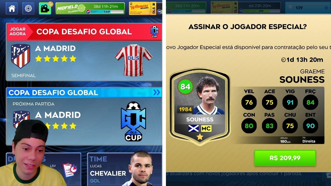 DLS 26 | Modo Carreira Londres FC #13 ( Semi Final da Champions League )