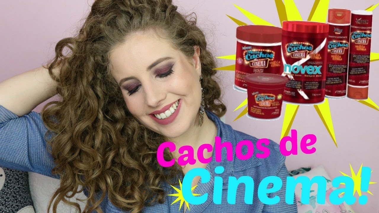 NOVEX MEUS CACHOS DE CINEMA - RESENHA em cabelo ondulado / cacheado!