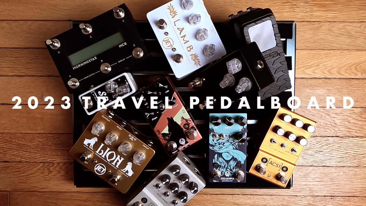 Мой НОВЫЙ TRAVEL PEDALBOARD 2023 готов к использованию!